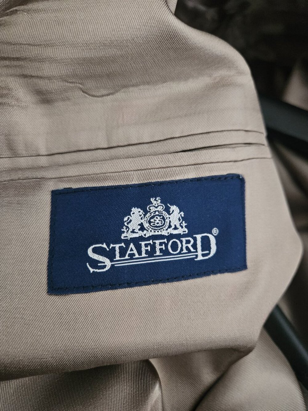 Stafford Brown 2-Button 42R Sport Coat - Picture 7 of 8